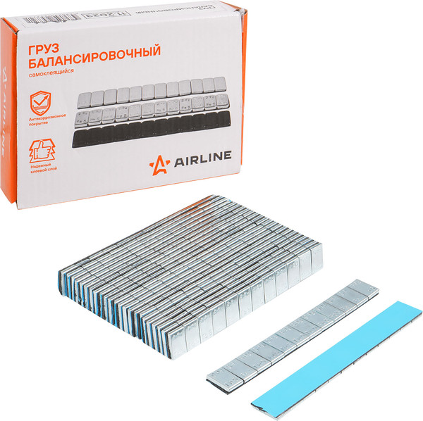 Набор балансировочных грузов для колес Airline 12x5г / ATRK180