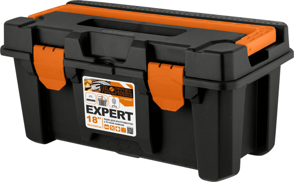Ящик для инструментов Blocker Expert 18 с ручкой-замком / BR393610028 - фото