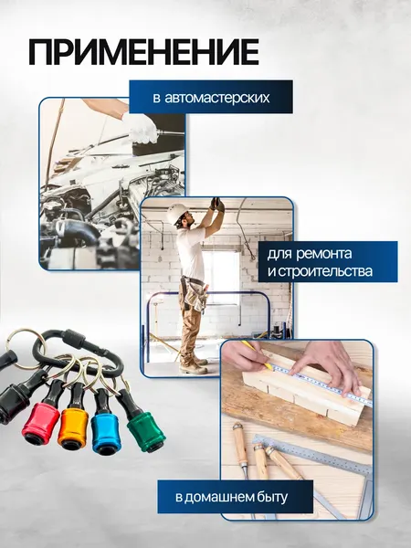 Набор держателей бит Scheppach Sch-HW-S12