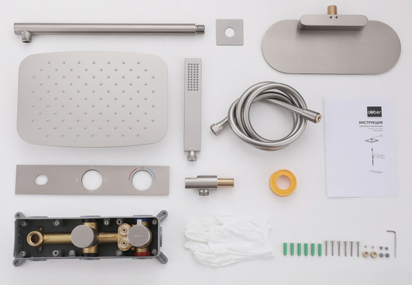 Душевая система Abber AF8750SP (сатин)