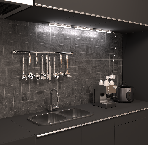 Светильник линейный Gauss TL 5W 440lm 6500K IP20 312x22x37 LED / 130511305