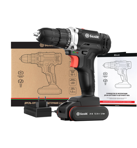 Аккумуляторная дрель-шуруповерт БелАК БАК53310