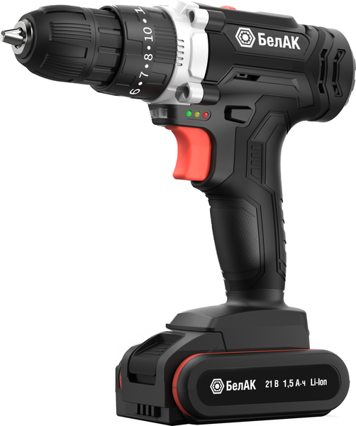 Аккумуляторная дрель-шуруповерт БелАК БАК53313 - фото