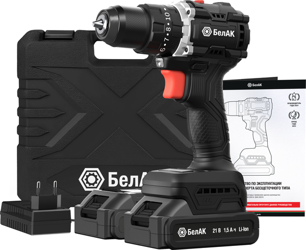 Аккумуляторная дрель-шуруповерт БелАК БАК53315