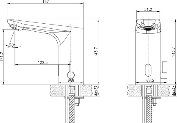 Смеситель LEMARK Project LM4659CE