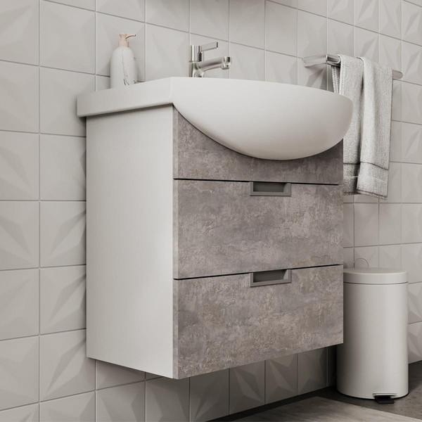 Тумба с умывальником Volna Vario Z 60.2Y Балтика + Балтика 60