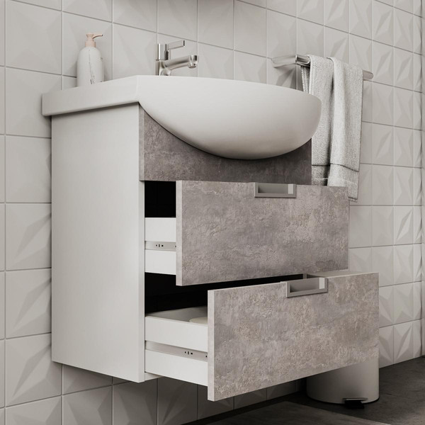 Тумба с умывальником Volna Vario Z 60.2Y Балтика + Балтика 60