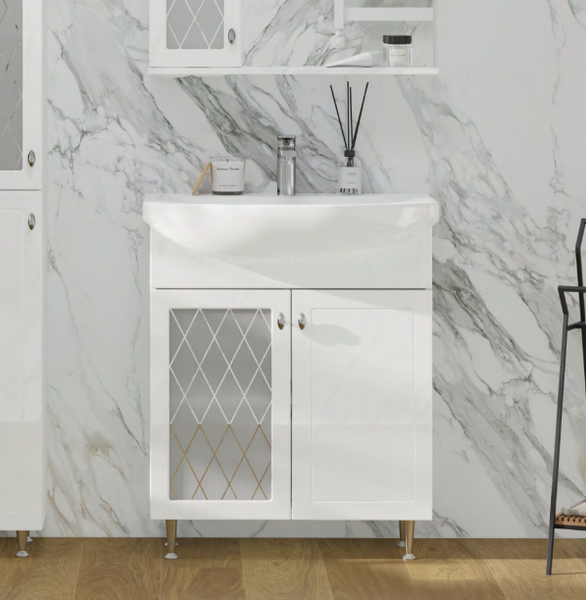 Тумба с умывальником Volna Milena 70.2D Балтика + Балтика 70 - фото