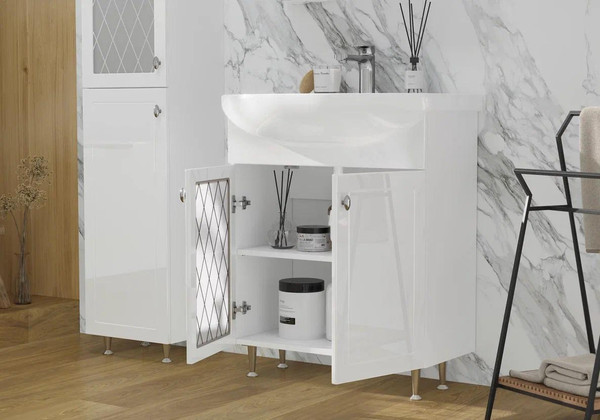 Тумба с умывальником Volna Milena 70.2D Балтика + Балтика 70