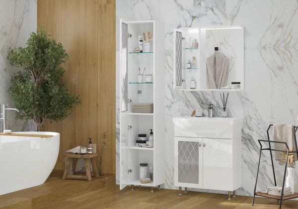 Тумба с умывальником Volna Milena 70.2D Балтика + Балтика 70