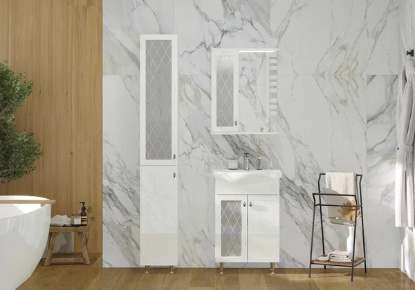 Тумба с умывальником Volna Milena 55.2D Балтика + Балтика 55