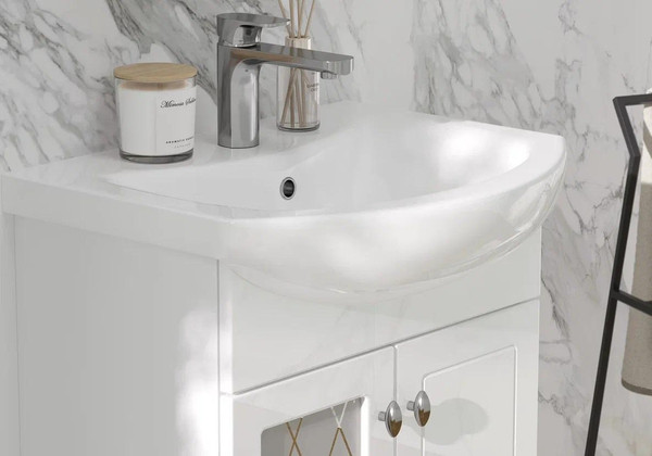 Тумба с умывальником Volna Milena 55.2D Балтика + Балтика 55