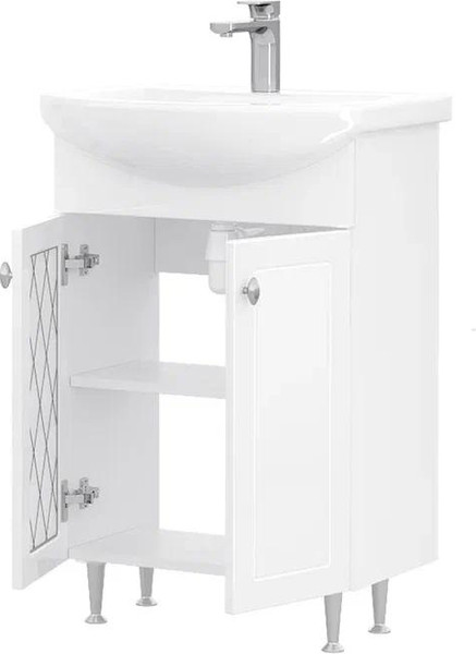 Тумба с умывальником Volna Milena 55.2D Балтика + Балтика 55