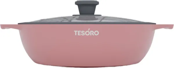 Жаровня Tesoro Florence Induction Total Pink TF6530tpi