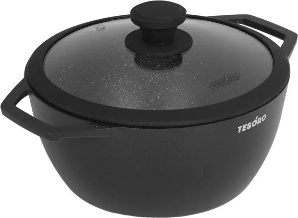 Кастрюля Tesoro Florence Induction Total Dark TF6630tdi - фото