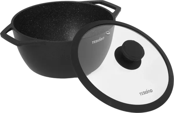 Кастрюля Tesoro Florence Induction Total Dark TF6630tdi