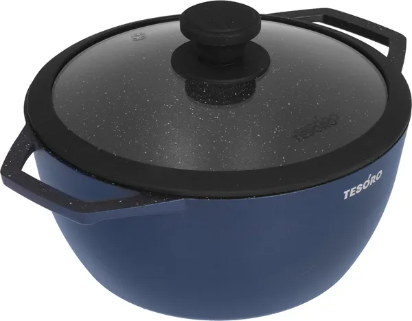 Кастрюля Tesoro Florence Induction Total Blue TF6630tbi - фото