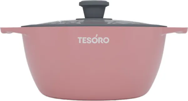 Кастрюля Tesoro Florence Induction Total Pink TF6630tpi