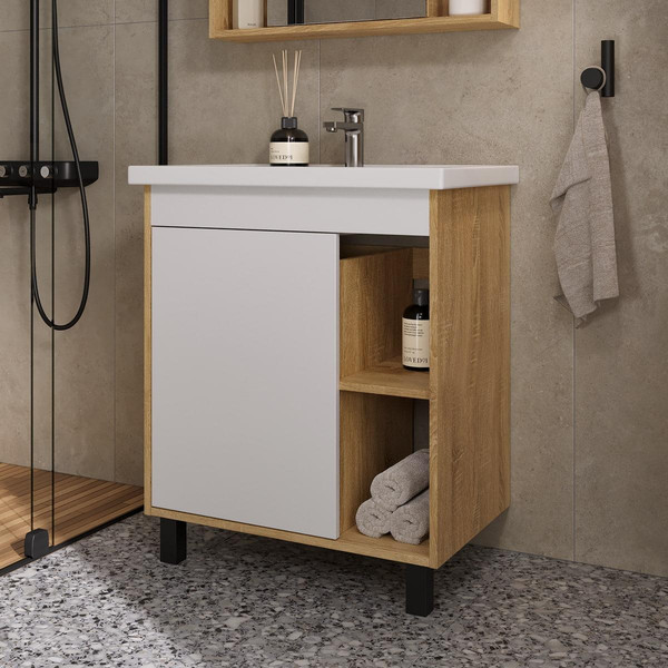 Тумба с умывальником Volna Osmond 70 + Фостер 70 - фото