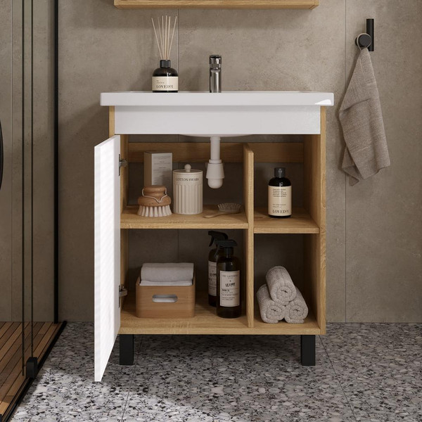 Тумба с умывальником Volna Osmond 70 + Фостер 70