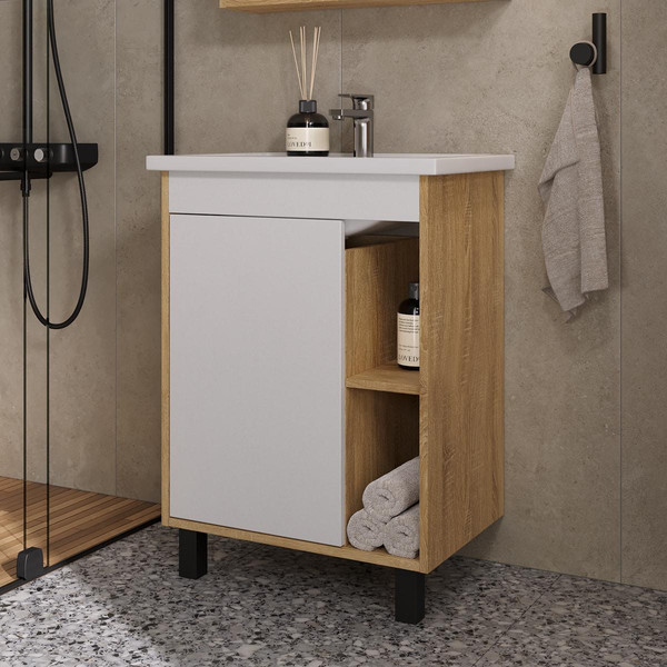 Тумба с умывальником Volna Osmond 60 + Фостер 60 - фото