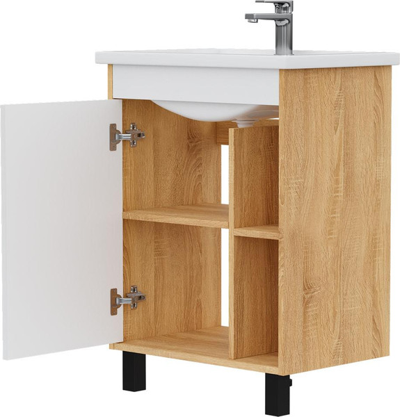 Тумба с умывальником Volna Osmond 60 + Фостер 60