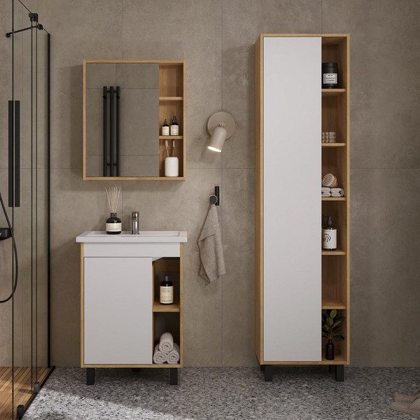 Тумба с умывальником Volna Osmond 60 + Фостер 60