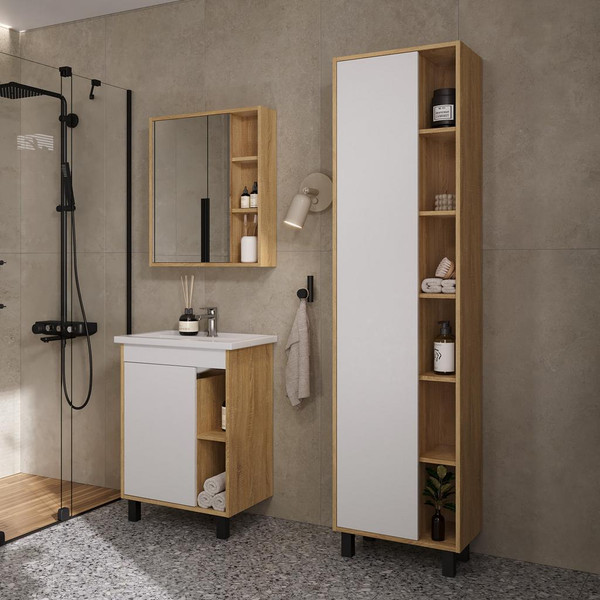 Тумба с умывальником Volna Osmond 60 + Фостер 60