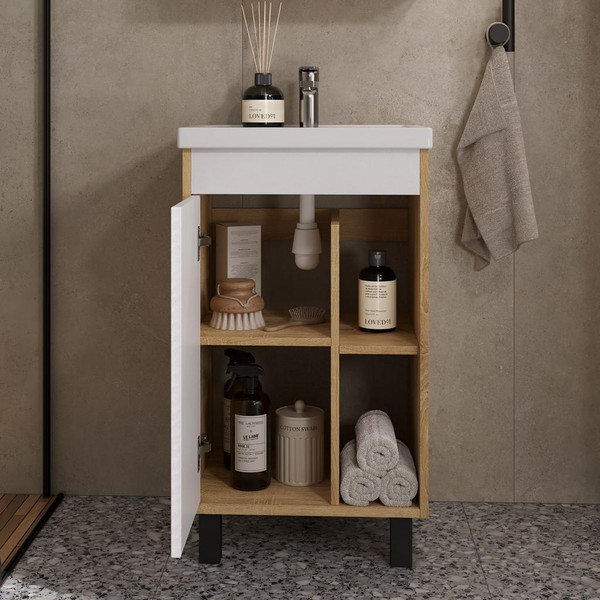 Тумба с умывальником Volna Osmond 50 + Фостер 50