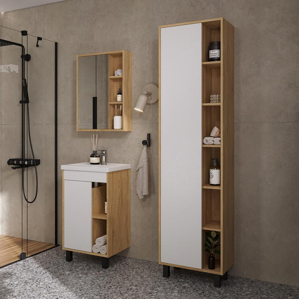 Тумба с умывальником Volna Osmond 50 + Фостер 50