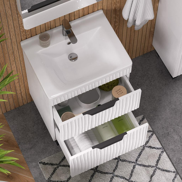 Тумба с умывальником Volna Lotty 60.2Y Миранда + Миранда 60
