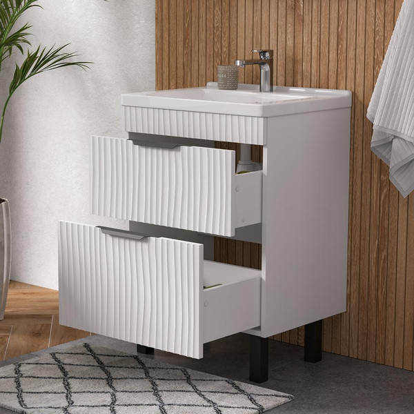 Тумба с умывальником Volna Lotty 60.2Y Миранда + Миранда 60