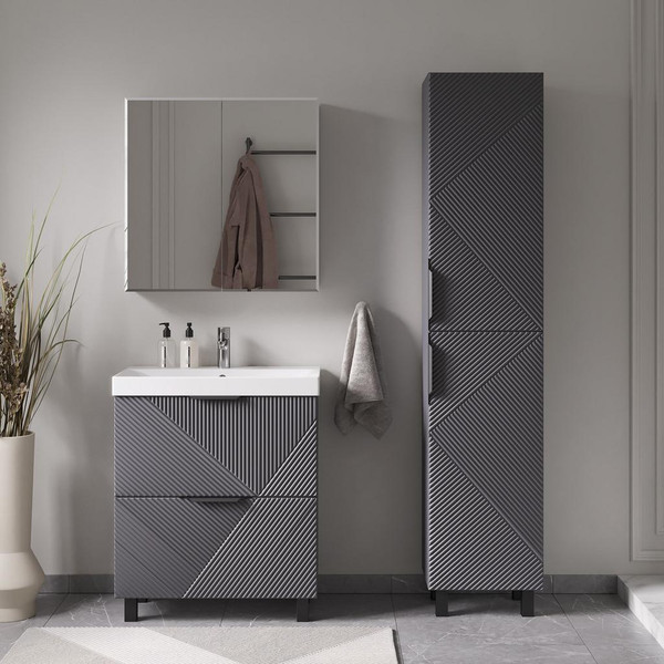 Тумба с умывальником Volna Geometry 70.2Y 9696 + Lake 70