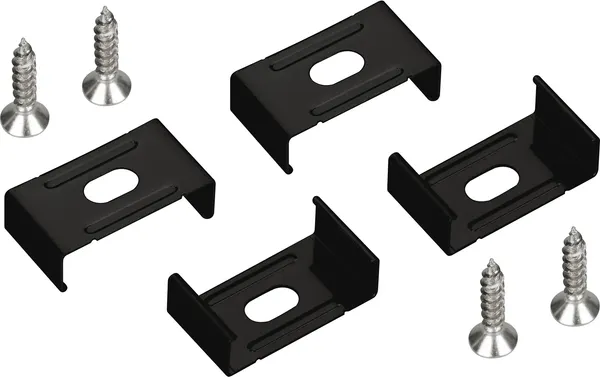 Крепление для профиля для светодиодной ленты Arlight SL-SLIM20 Black / 058732 - фото