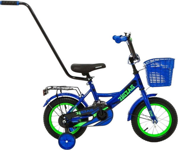 Детский велосипед с ручкой ZigZag Classic 12 / ZG-1203 - фото