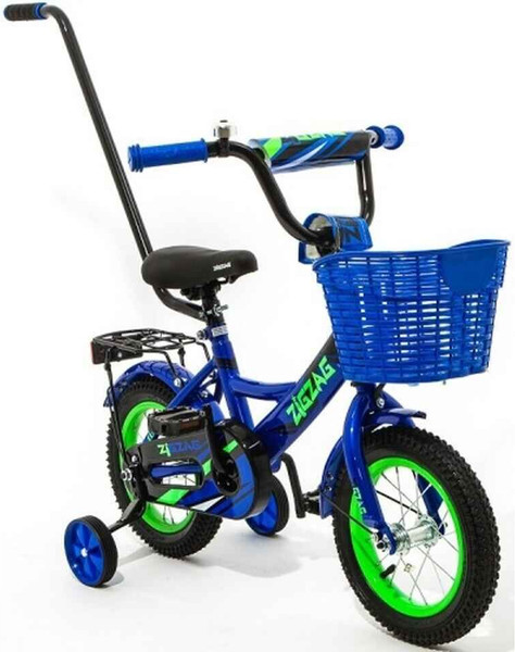 Детский велосипед с ручкой ZigZag Classic 12 / ZG-1203
