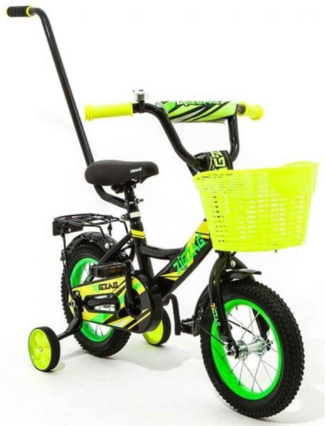 Детский велосипед с ручкой ZigZag Classic 12 / ZG-1201