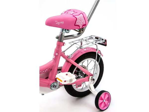 Детский велосипед с ручкой ZigZag Girl 12 / ZG-1224