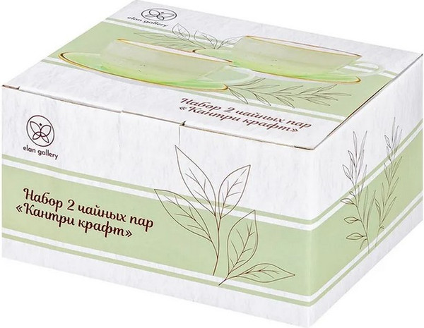Набор для чая/кофе Elan Gallery Кантри Крафт / 520188