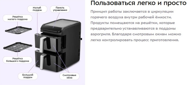 Аэрогриль Kitfort КТ-8158