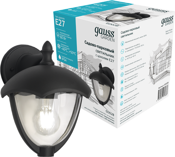 Бра уличное Gauss GD028