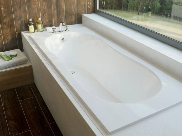 Ванна из искусственного мрамора Эстет Лаура max 170x70 / ФР-00016844