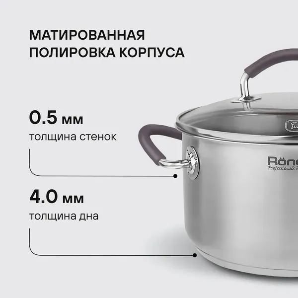 Кастрюля Rondell Akzent RDS-1387