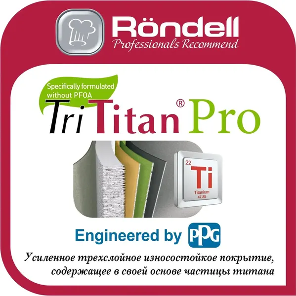 Сковорода Rondell Basaltica RDA-1842