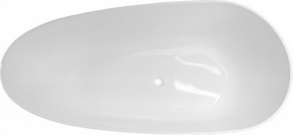 Ванна из искусственного мрамора Эстет Альба 163.5x81 / ФР-00018169 - фото