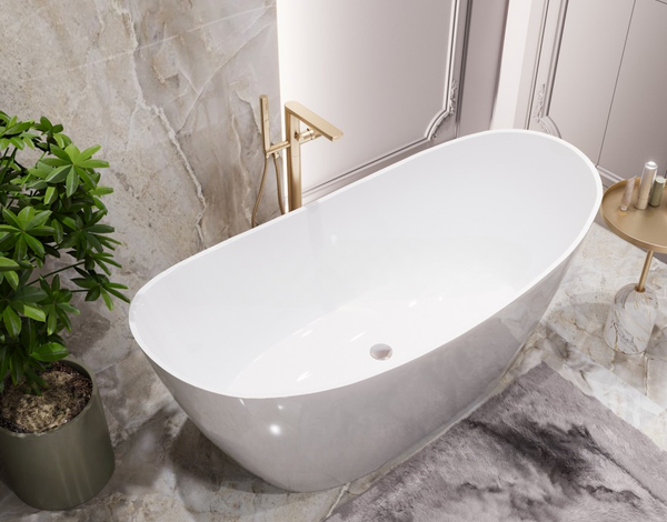 Ванна из искусственного мрамора Эстет Вена 165x77 / ФР-00018170