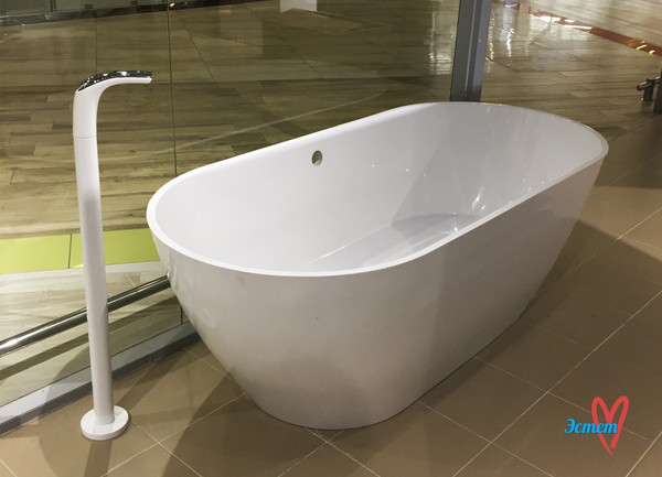 Ванна из искусственного мрамора Эстет Майами 150x75 / ФР-00016604