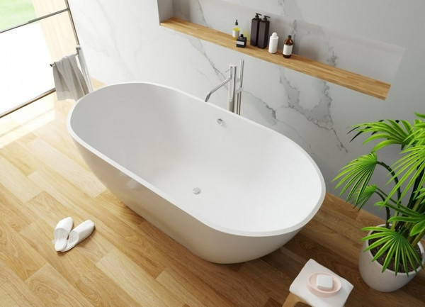 Ванна из искусственного мрамора Эстет Майами 150x75 / ФР-00016604