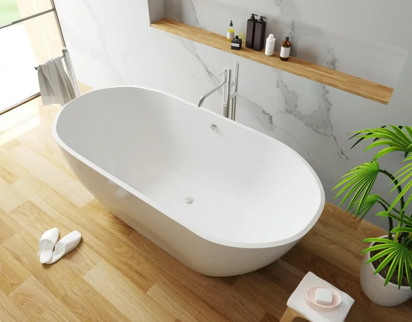 Ванна из искусственного мрамора Эстет Майами silk 150x75 / ФР-00016722