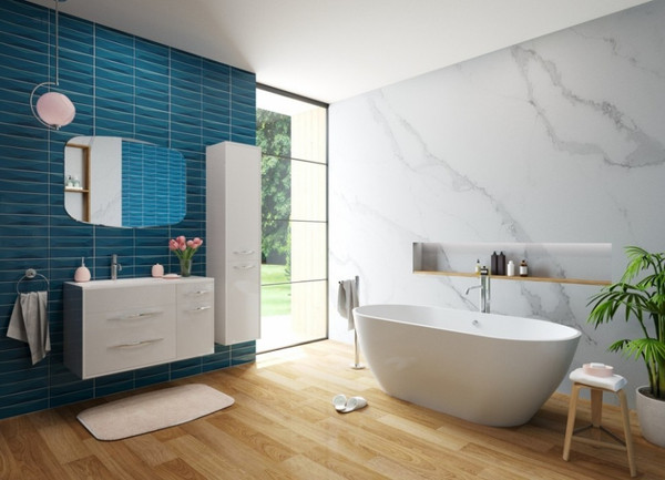 Ванна из искусственного мрамора Эстет Майами silk 150x75 / ФР-00016722